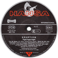 Load image into Gallery viewer, Eruption (4) : Fight Fight Fight (LP, Album)
