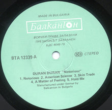 Load image into Gallery viewer, Duran Duran : Notorious (LP, Album)
