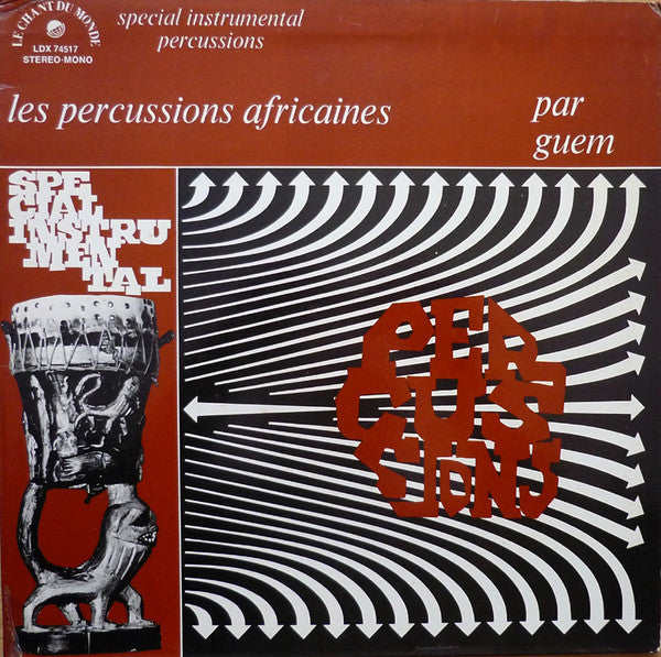 Guem : Les Percussions Africaines (LP, Album, Tri)