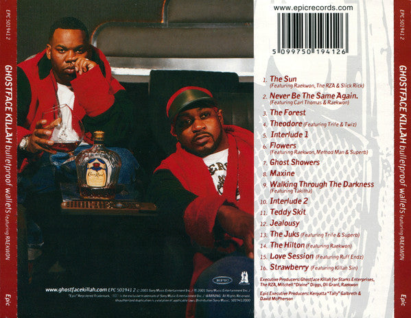 洋楽 Ghostface Killah Bulletproof Wallets Ghostface Killah – Bulletproof Wallets – 2 x Vinyl (LP