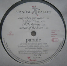 Load image into Gallery viewer, Spandau Ballet : Parade (LP, Album, RP)
