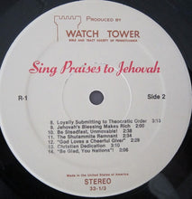 Load image into Gallery viewer, Unknown Artist : Sing Praises To Jehovah Songs 1-14 (LP)

