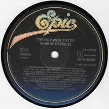 Load image into Gallery viewer, Shakin' Stevens : The Bop Won't Stop (LP, Album, 3rd)
