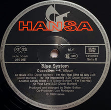 Load image into Gallery viewer, Blue System : Obsession (LP, Album)
