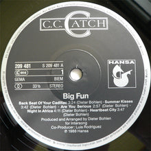 Load image into Gallery viewer, C.C. Catch : Big Fun (LP, Album)
