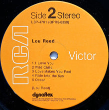 Load image into Gallery viewer, Lou Reed : Lou Reed (LP, Album, Ind)
