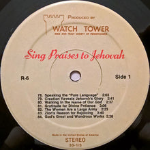 Load image into Gallery viewer, Unknown Artist : Sing Praises To Jehovah Songs 78-90 (LP)

