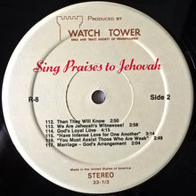 Load image into Gallery viewer, Unknown Artist : Sing Praises To Jehovah Songs 105-117 (LP)
