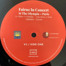 Load image into Gallery viewer, Fairuz : In Concert At The Olympia - Paris (2xLP, Album, RE, RM, 180)
