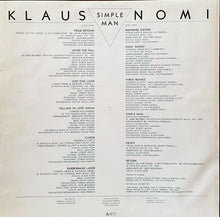 Load image into Gallery viewer, Klaus Nomi : Simple Man (LP, Album)
