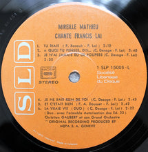 Load image into Gallery viewer, Mireille Mathieu : Chante Francis Lai (LP, Album)

