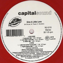 Load image into Gallery viewer, Capital Sound : Give A Little Love (12&quot;, Maxi, Red)

