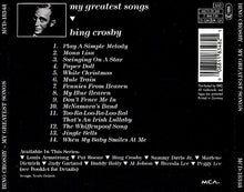 Load image into Gallery viewer, Bing Crosby : My Greatest Songs (CD, Comp)
