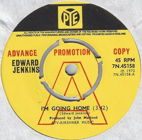 Edward Jenkins (3) : I'm Going Home (7