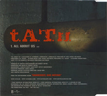 Load image into Gallery viewer, t.A.T.u. : All About Us (CD, Single, Promo)
