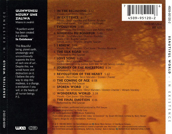 Buy Beautiful World : In Existence (CD, Album) Online for a great