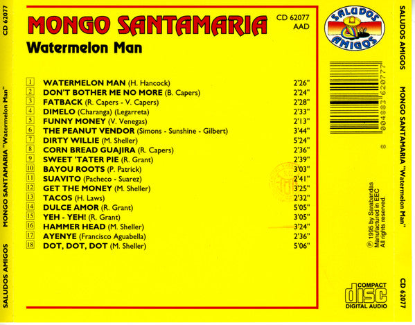 Mongo Santamaria : Watermelon Man (CD, Comp)