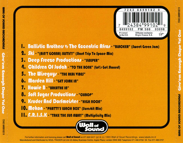 Buy Various : Give 'em Enough Dope Volume One (CD, Comp) Online