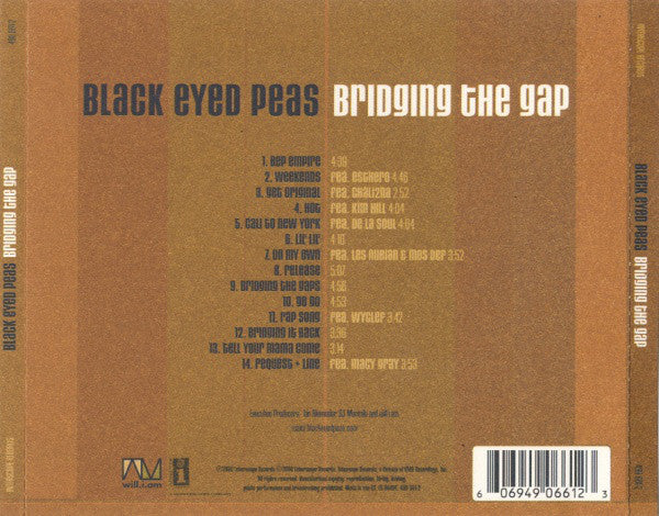 Black eyed peas  Bridging the gap 2Lレコード The Black Eyed Peas - Bridging the Gap [Vinyl] - Amazon.com