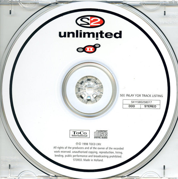 Buy 2 Unlimited : II (CD, Album) Online for a great price – Disc