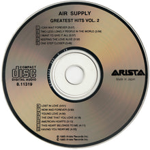 Load image into Gallery viewer, Air Supply : Greatest Hits Vol. II (CD, Comp)

