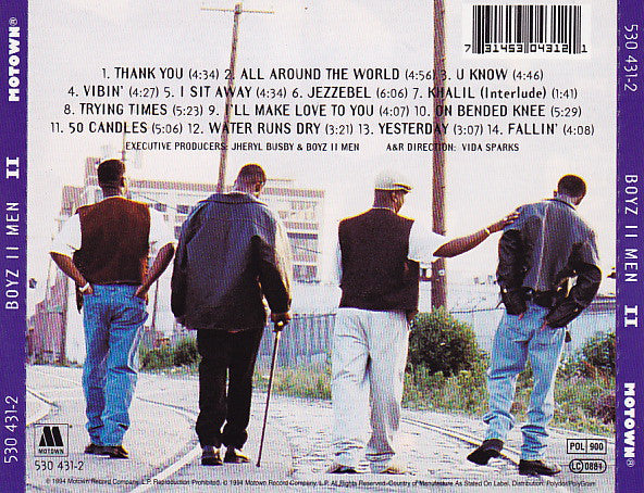 洋楽 Boyz II Men / II Boyz II Men – II – Cassette (Album), 1994 [r4368547] | Discogs