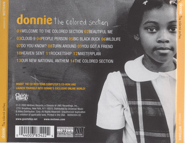 Buy Donnie : The Colored Section (CD, Album) Online for a