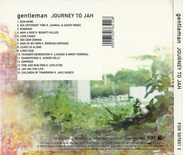 Buy Gentleman : Journey To Jah (CD, Album, Dig) Online for a