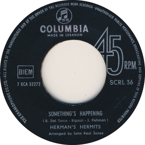 Herman's Hermits : Something's Happening  (7