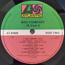 Load image into Gallery viewer, Bad Company (3) : 10 From 6 (LP, Comp, Club)

