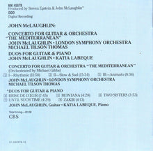 Load image into Gallery viewer, John McLaughlin &amp; Katia Labeque* / Michael Tilson Thomas ~ London Symphony Orchestra* : Concerto  For Guitar &amp; Orchestra &quot;The Mediterranean&quot; / Duos For Guitar &amp; Piano (CD, Album)
