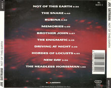 Load image into Gallery viewer, Joe Satriani : Not Of This Earth (CD, Album, RE)
