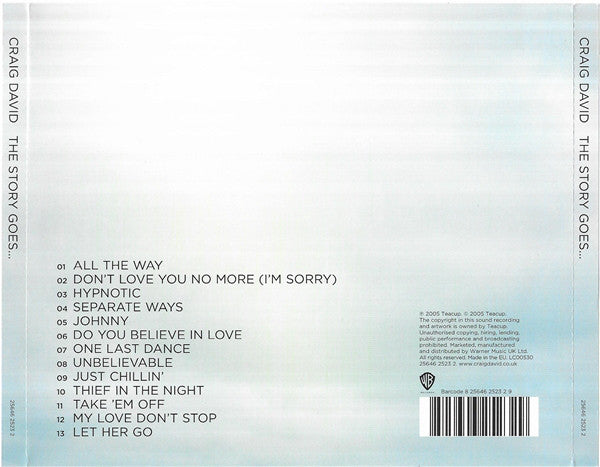 Buy Craig David : The Story Goes (CD, Album) Online for a great
