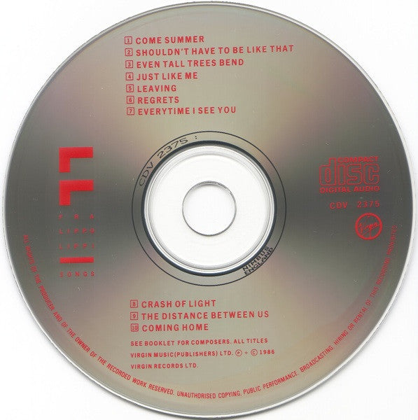 Buy Fra Lippo Lippi : Songs (CD, Album) Online for a great price