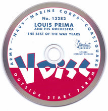 Load image into Gallery viewer, Louis Prima And His Orchestra : The Best Of The War Years And More (CD, Comp)
