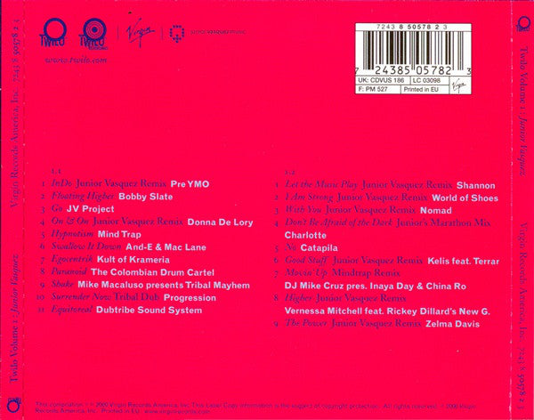 Buy Junior Vasquez : Twilo Volume 1 (2xCD, Mixed) Online for a