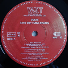 Load image into Gallery viewer, Carla Bley / Steve Swallow : Duets (LP, Album)
