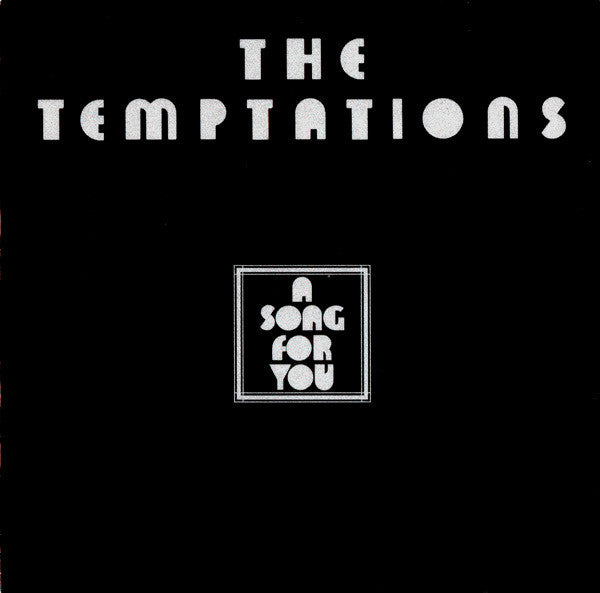 The Temptations : A Song For You (CD, Album, RM)