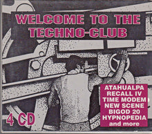Load image into Gallery viewer, Various : Welcome To The Techno-Club (4xCD, Comp + Box, RE)

