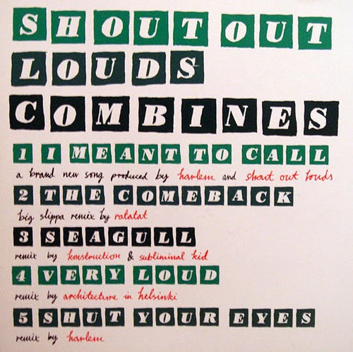 Shout Out Louds : Combines (CD, EP)