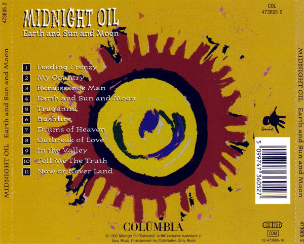 Buy Midnight Oil : Earth And Sun And Moon (CD, Album) Online for a