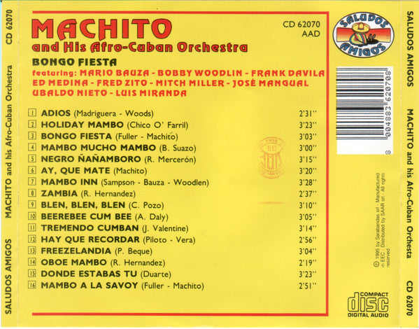 Buy Machito And His Afro-Cuban Orchestra* : Bongo Fiesta (CD) Online ...