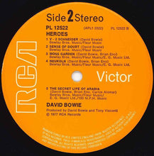 Load image into Gallery viewer, David Bowie : &quot;Heroes&quot; (LP, Album)
