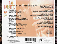 Load image into Gallery viewer, Ray Barretto &amp; New World Spirit : Taboo (CD)
