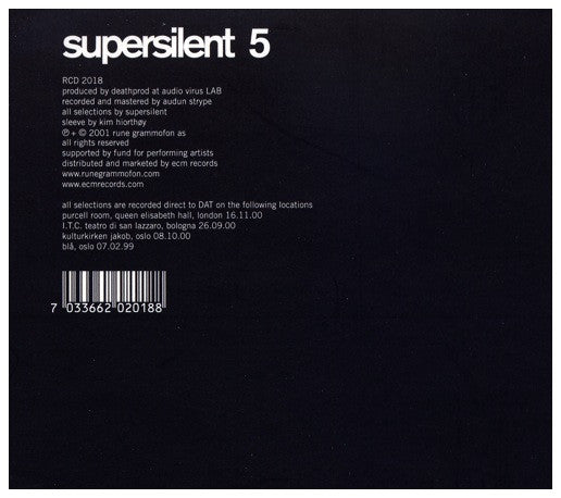 Supersilent : 5 (CD, Album)