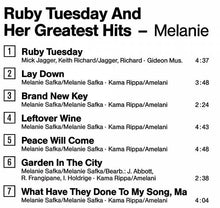 Load image into Gallery viewer, Melanie (2) : Ruby Tuesday And Her Greatest Hits (CD, Comp)
