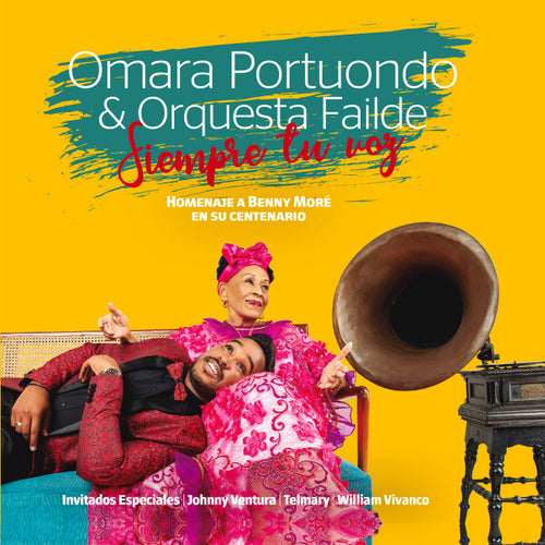 Omara Portuondo & Orquesta Failde : Siempre Tu Voz (Homenaje A Benny Moré En Su Centenario) (CD, Promo)
