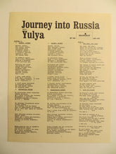Load image into Gallery viewer, Yulya* : Journey Into Russia With Yulya (LP, Album)
