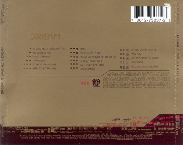 Buy Dream : It Was All A Dream (CD, Album, RP) Online for a great
