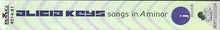 Load image into Gallery viewer, Alicia Keys : Songs In A Minor (Cass, Album)
